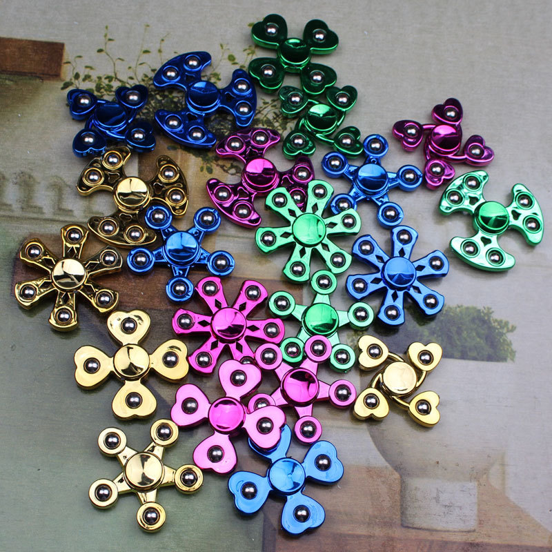 电镀钢珠迷你指尖陀螺塑料指间小陀螺地摊跑江湖展会儿童玩具批发细节图