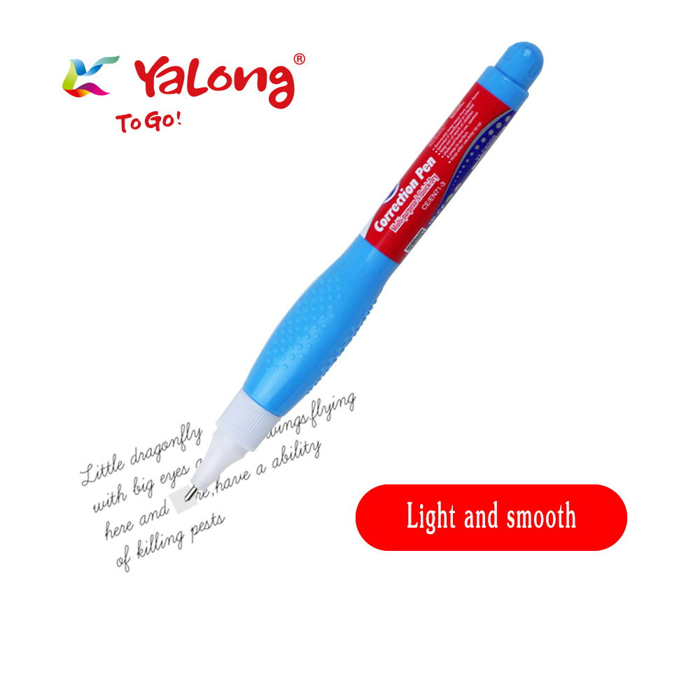Yalong Multi-purpose quick-drying white correction fluid pen calibrator Item Picture