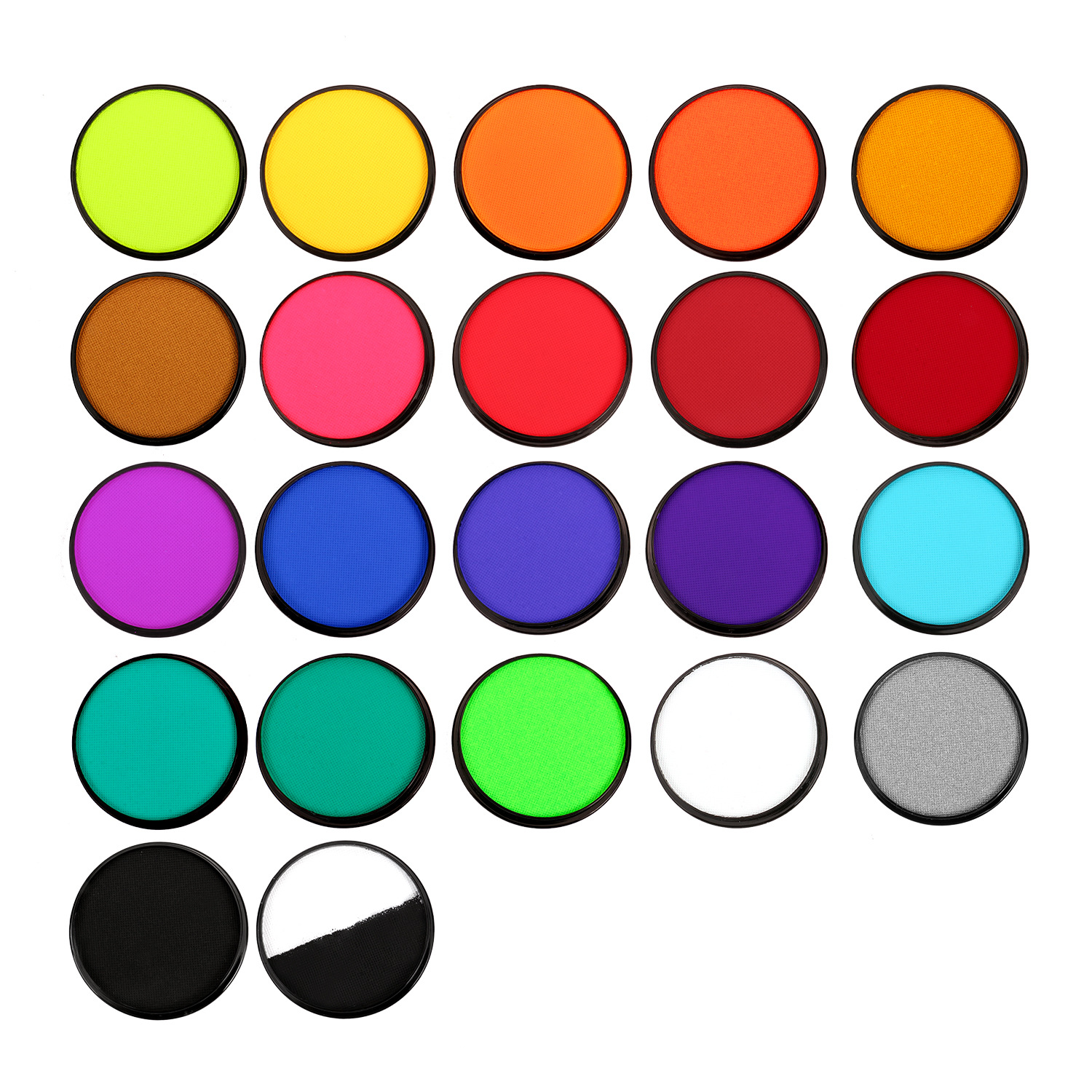 Wholesale of 30g single-color water-soluble facial painting fluorescent face color quick-drying matte paint Item Picture