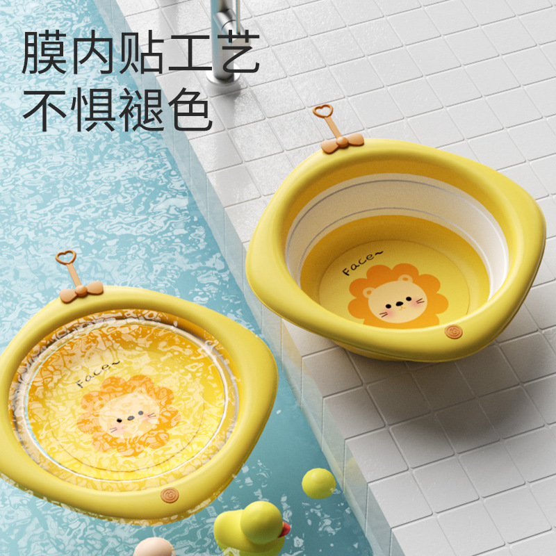 折叠泡澡桶/洗脸盆/泡脚桶/直径40厘米的脸盆/可折叠沐浴桶产品图