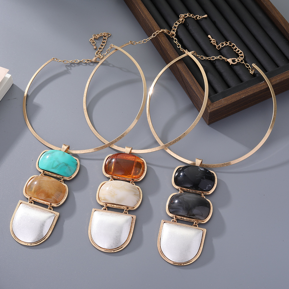 项链/珍珠/天然石项链/珍珠链条女款拼接气质/珍珠项链细节图