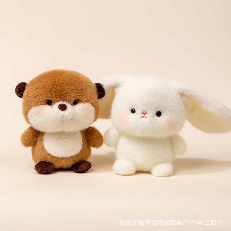 Acompañante de mesa muñeca muñeca animal de peluche bondadoso bebé lindo elefante conejo pingüino oveja zorro mesa expositores Application Scenario