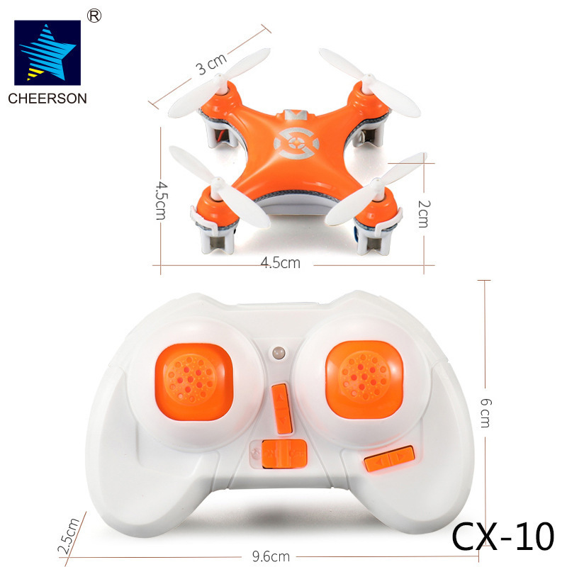 CX10 Chengxing 2.4G Remote-controlled mini Drone Quadcopter, children's toy remote-controlled aircraft Specification image