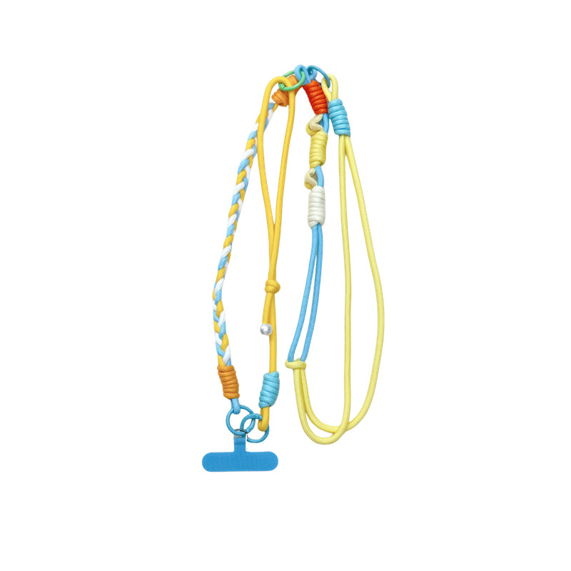 The ins creative flower phone lanyard is a long, crossbody, multi-functional, color-blocking, suitable for carrying outdoor cameras and is sturdy Item Picture
