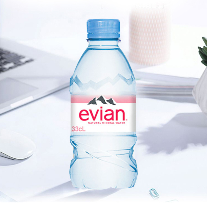 Evian French Natural Mineral water 330ml*24 bottles, complete case, original imported Specification image