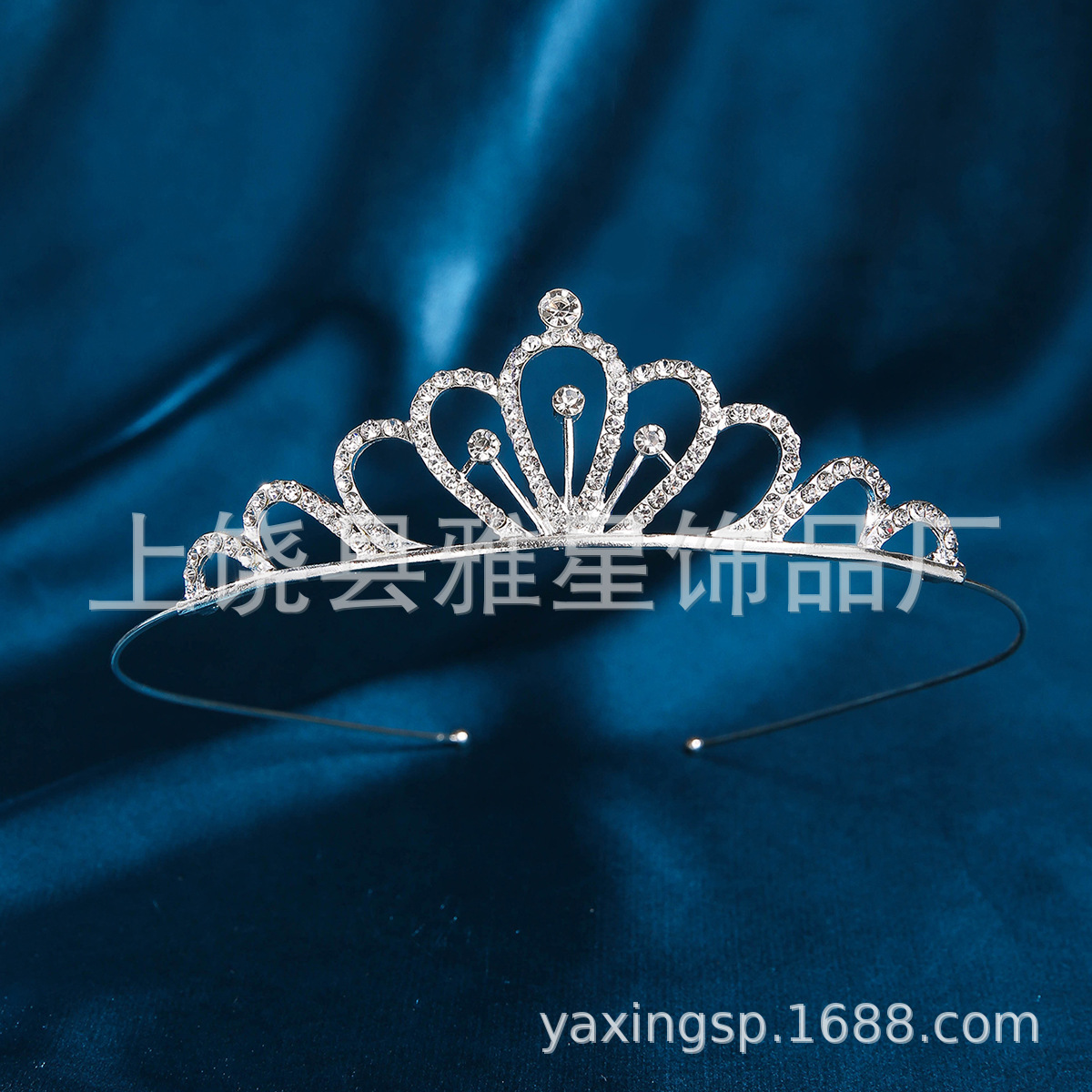 Niños corona princesa adorable hoyo bebé fiesta show peluquería novia simple luz lujo tiara de novia corona details Picture