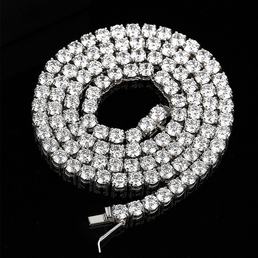 项链/珍珠/天然石项链/珍珠链条女款拼接气质/珍珠项链产品图