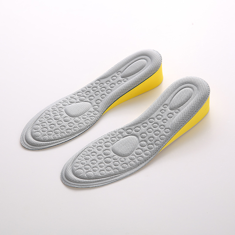 Factory direct sales EVA inner height-increasing insoles, soft soles, comfortable, full insoles for both men and women, breathable, invisible, full-foot height-increasing insoles Application Scenario