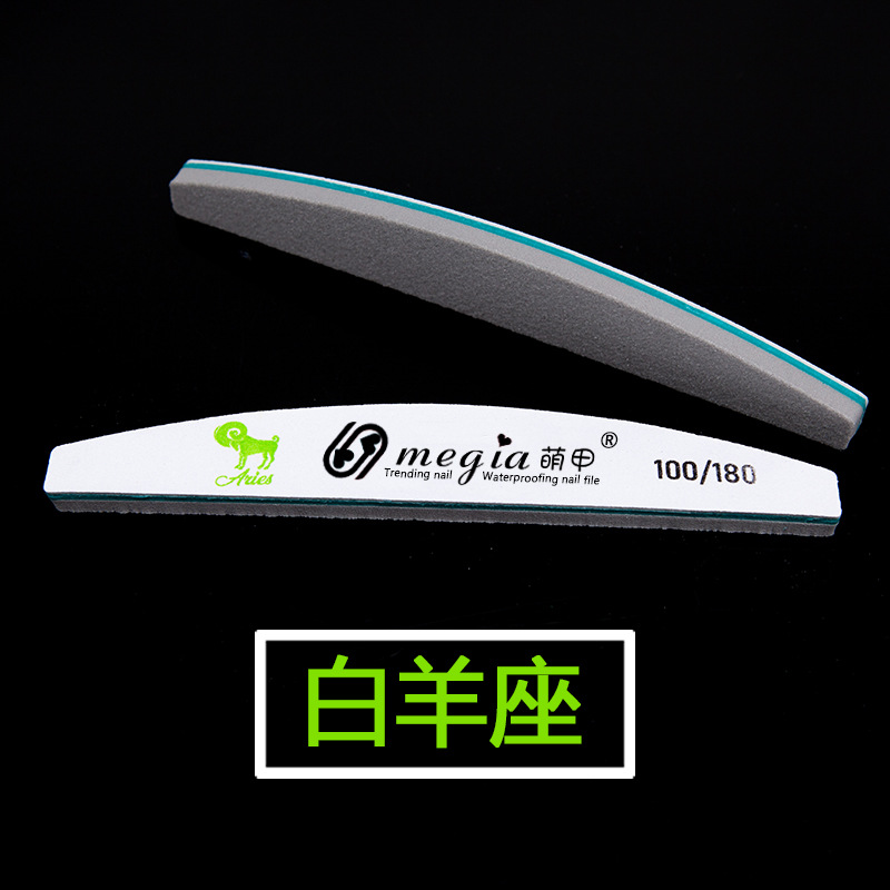 The 12 zodiac signs can customize nail files, rubbing strips, nail files, practice grinding strips, nail care products, and sanding strips Application Scenario
