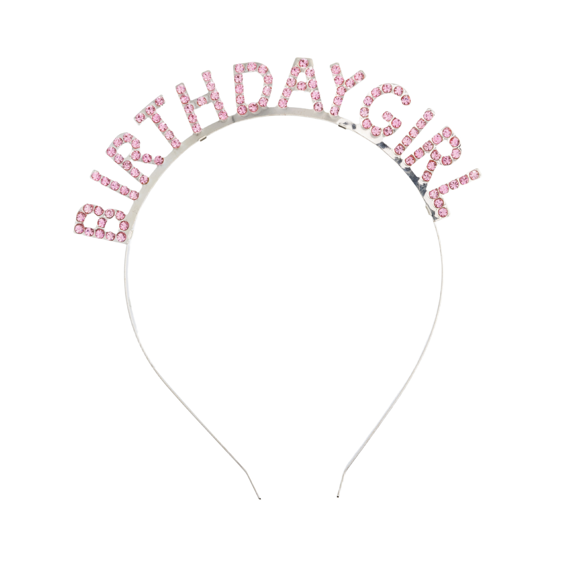 BIRTHDAY GIRL Nine-color Birthday Girl Sparkling diamond headband Children's headband details Picture
