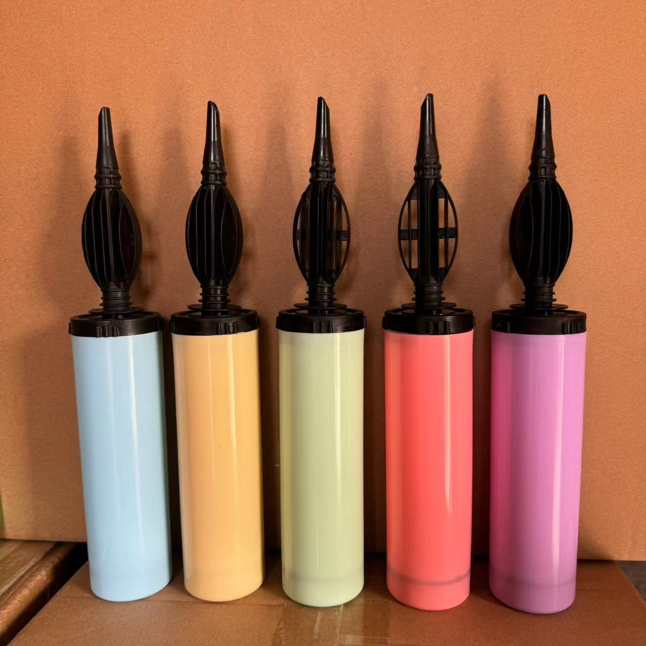 28CM large portable hand-pushed air pump, balloon air pump, air pump, small household air pump details Picture