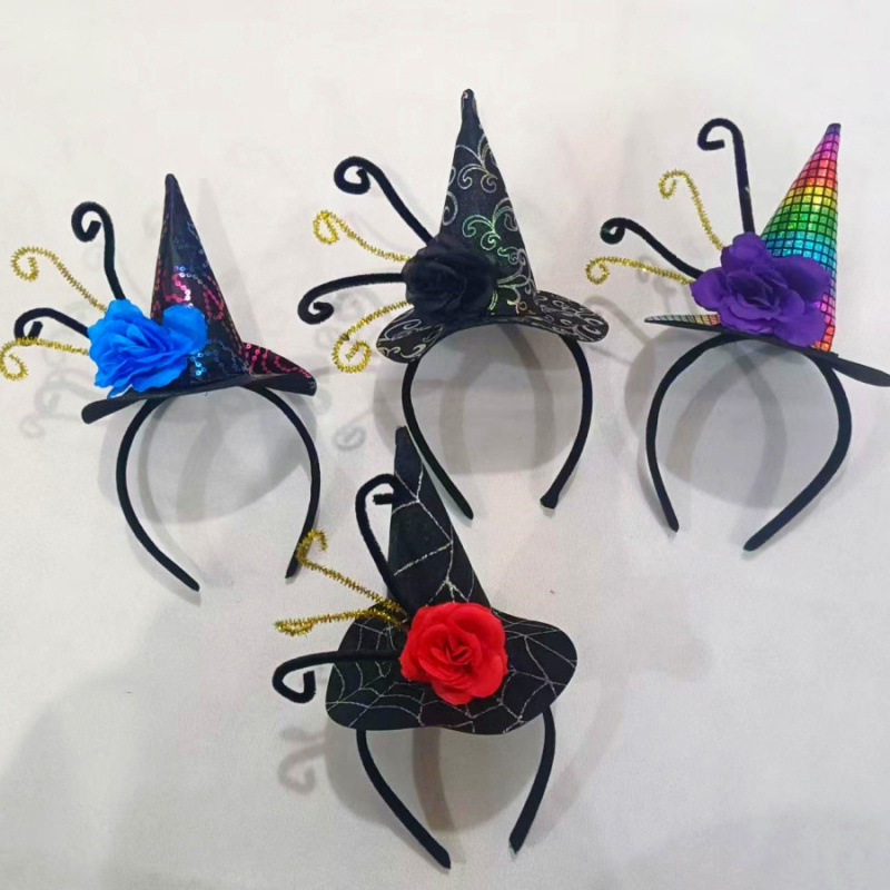 2025年暴款跨境亚马逊新款万圣节发箍儿童鬼节头箍派对装饰用品拍