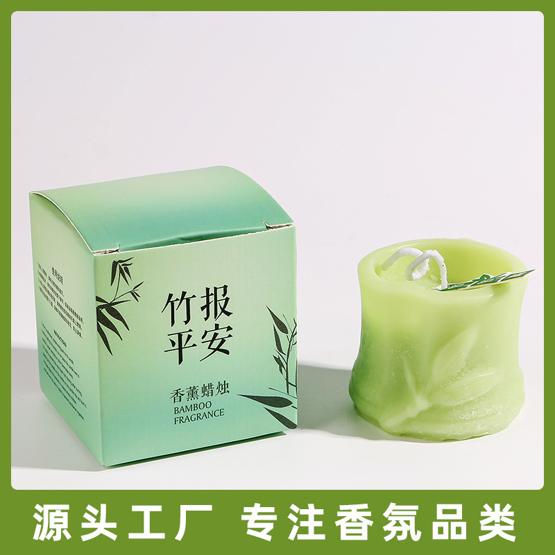 Bamboo News Peace Scented candles, electric candles, Mahjong candles, digital candles, 180g