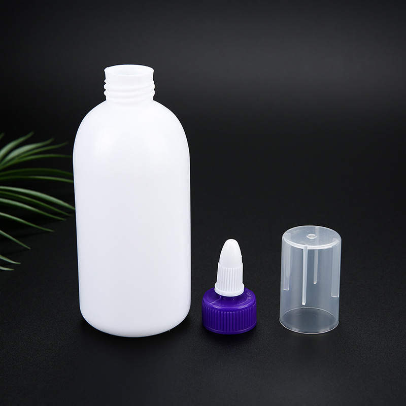 Wholesale and customization of multi-purpose pointed-nose extruded plastic bottles with caps from glue plastic empty bottles Specification image