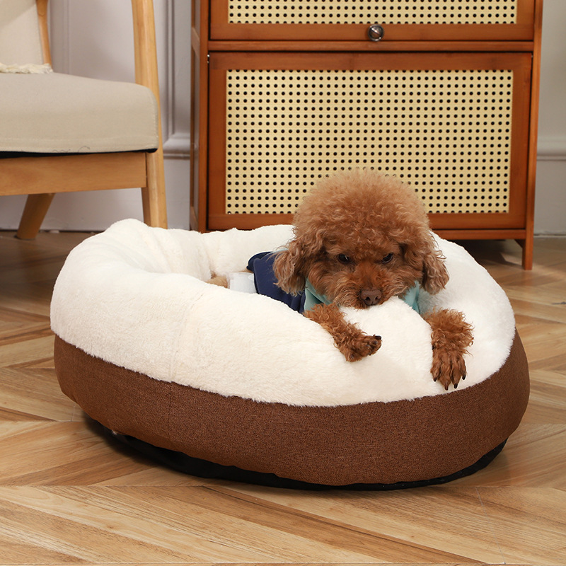 新款四季通用超毛绒宠物窝客厅地上宠物垫加绒加厚保暖舒适狗窝