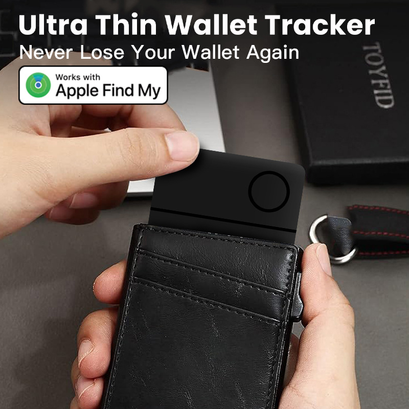 Airtag Plastic Card Smart Anti-Loss Device, Wireless Charging Findmy Tracker, Compatible With Apple Find App details Picture