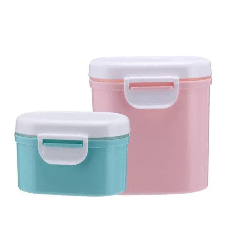 Baby milk powder box, large-capacity baby milk powder packaging box, multi-functional storage box, portable milk powder compartment Item Picture