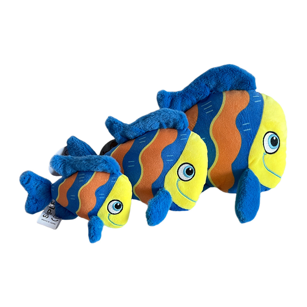 鱼系列毛绒玩具狗狗玩伴发声玩具宠物用品有叫叫响纸