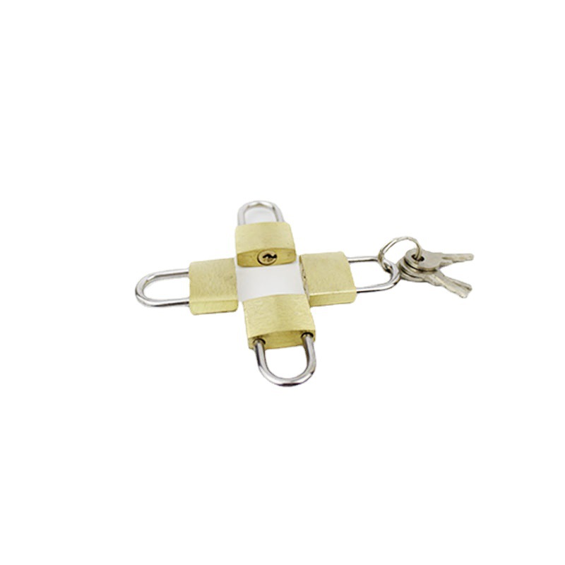 Cross-border export exclusive 20MM small copper lock for luggage and bags, mini lock head for the case, can be opened through Item Picture
