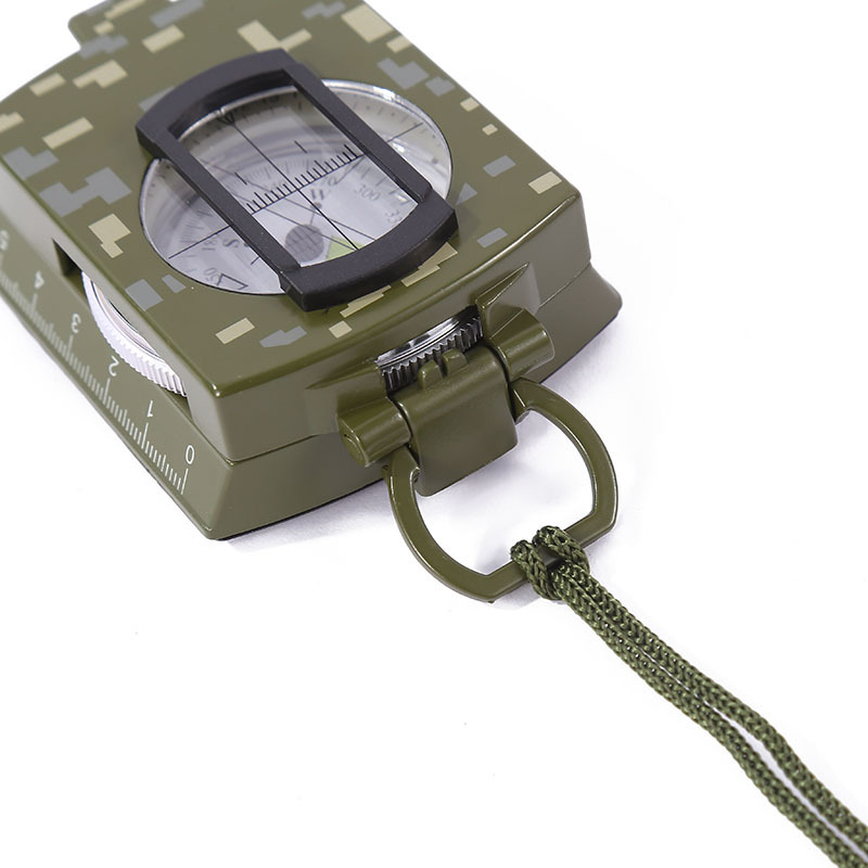 Wholesale of cross-border alloy luminous compass, outdoor camouflage precision compass, multi-functional folding compass Application Scenario