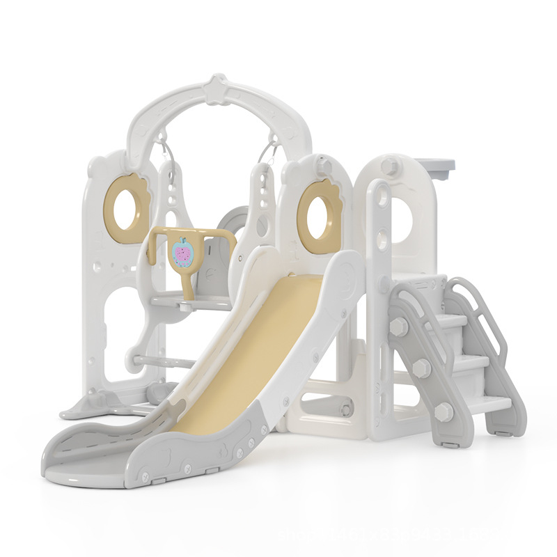 Indoor household children's climbing frame, small baby family slide, swing, two-in-one toy combination, many options Item Picture