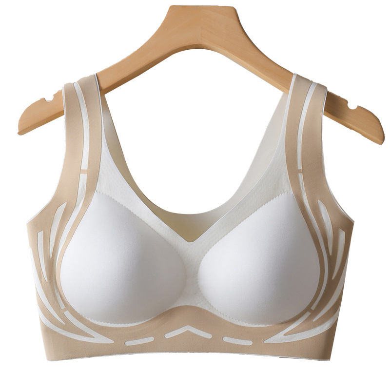 Reventar la espalda lifting top holder lencería sin trazos mujer fijación copa colección parche lactante anti-caída colete tipo top sujetador mujer Item Picture