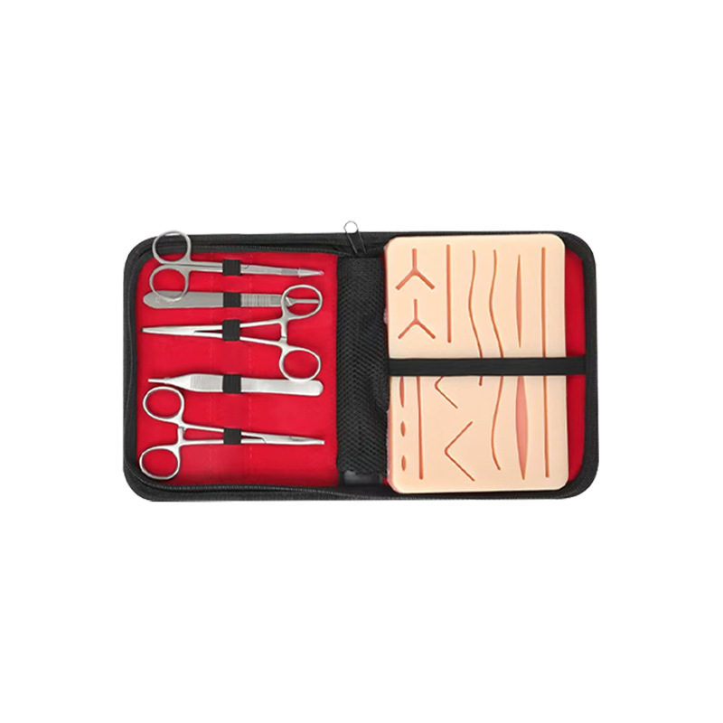 Cross-border surgical suture training instrument set, silicone simulation tape, wound skin teaching aid, medical Application Scenario