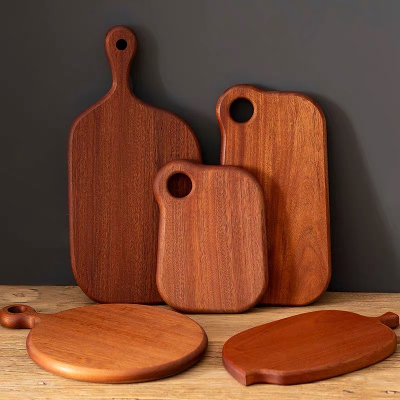 乌檀木实木整木菜板水果板面包板木质切菜板砧板案板牛排板辅食板