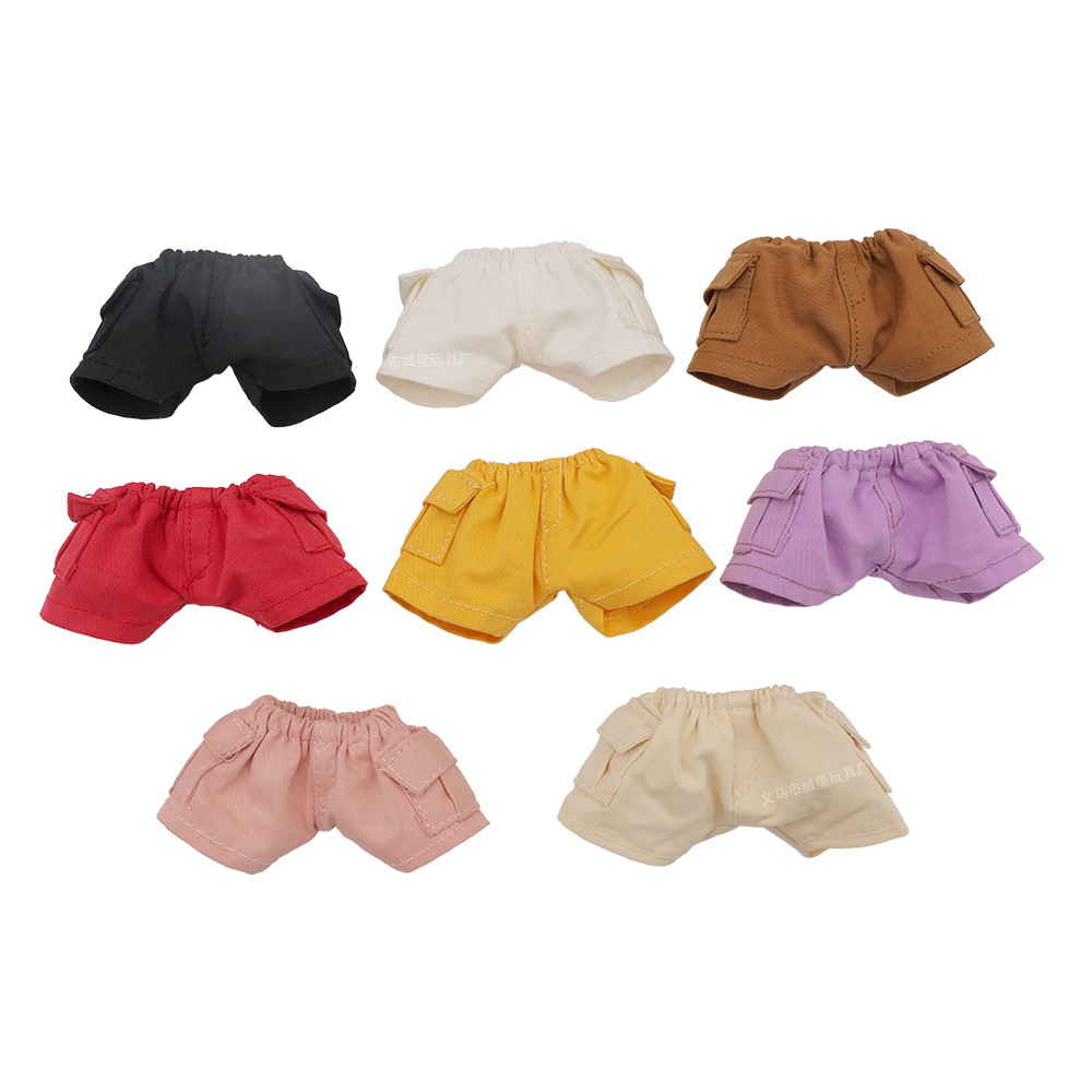 In-stock labub clothes, casual shorts, creative outfits, vinyl dolls, Labub baby clothes, first, second and third generation pants, cotton doll accessories Item Picture