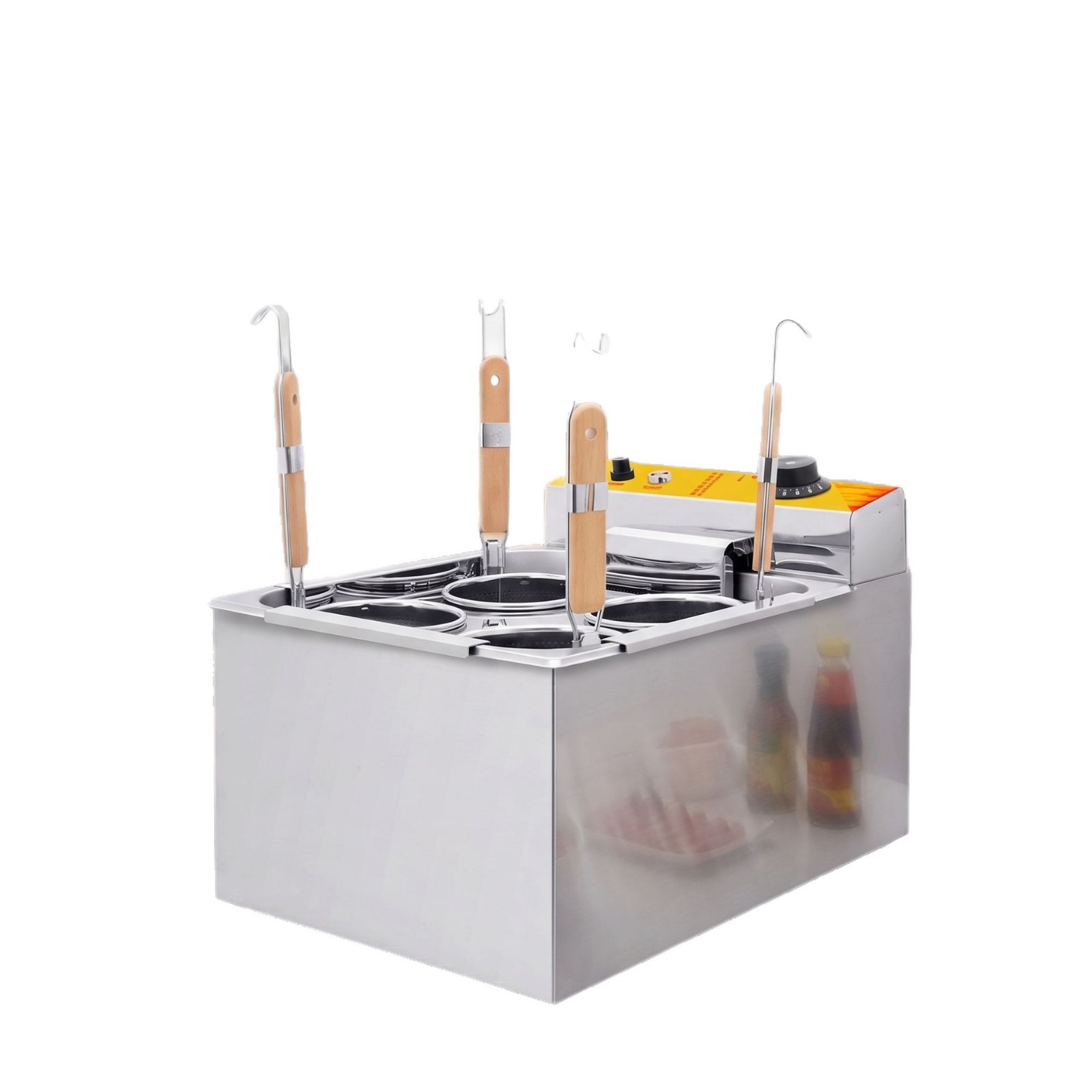 Commercial multi-functional oden machine, intelligent constant-temperature noodle cooking machine, independent temperature control, snack equipment for convenience store stalls Item Picture