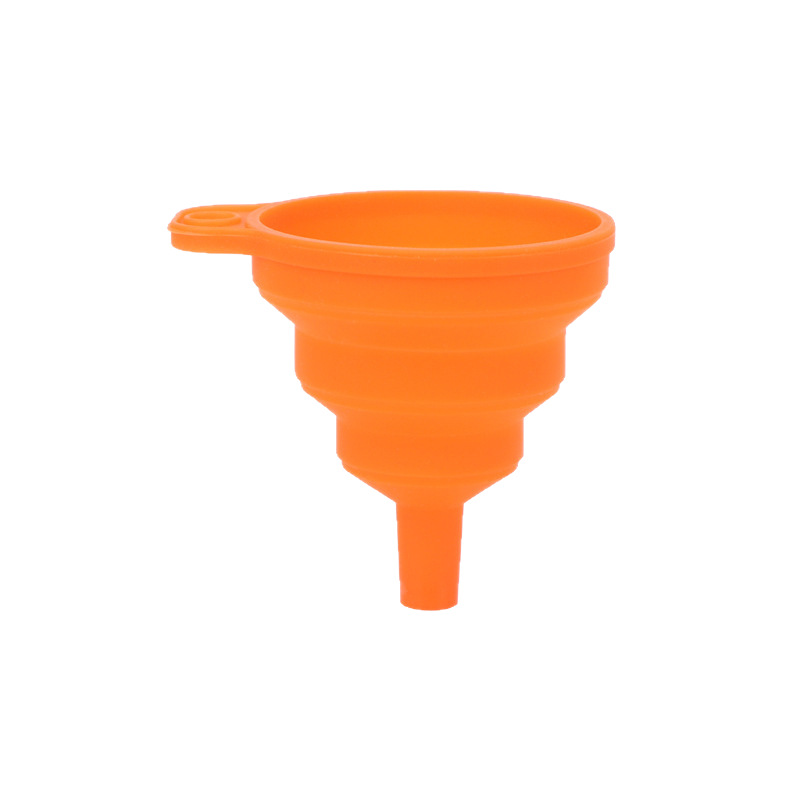 Food-grade silicone foldable funnel, mini portable kitchen oil drain, expandable and heat-resistant Item Picture