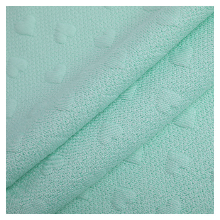 The manufacturer supplies knitted fabric, weft knitted jacquard fabric, cotton jacquard knitted jacquard casual wear fabric Application Scenario