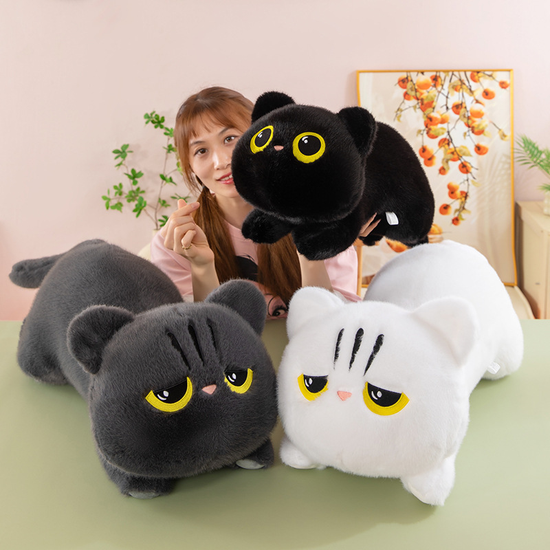 New style cat throw pillows, cute cat bedside seats, cushions, birthday gifts, decorative items, wholesale from the manufacturer details Picture