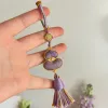 Intangible cultural heritage handcrafted imitation Song Dynasty brocade gourd tassel style pendant, keychain bag, exquisite mobile phone chain, high-end style Chinese pendant Application Scenario