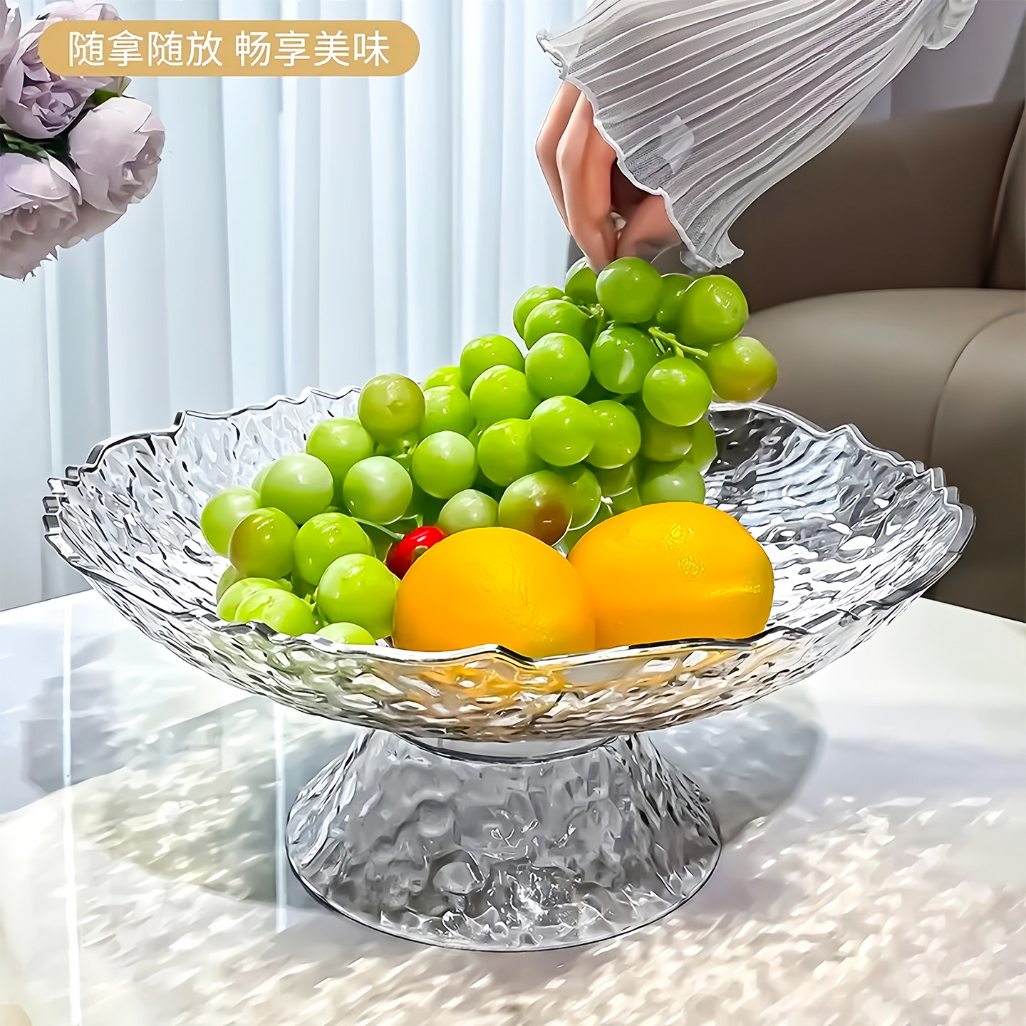 钢化玻璃白玉瓷/白玉玻璃餐具/陶瓷百货/高硼硅玻璃沙拉碗/玻璃碗产品图