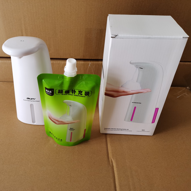New automatic sensing foam soap dispenser for mobile phone washing, Amazon Smart mobile phone washing for home use Specification image