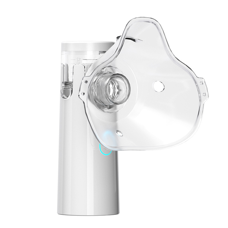 私模手持便携式雾化器超声波微网雾化机nebulizer家用儿童雾化器白底实物图