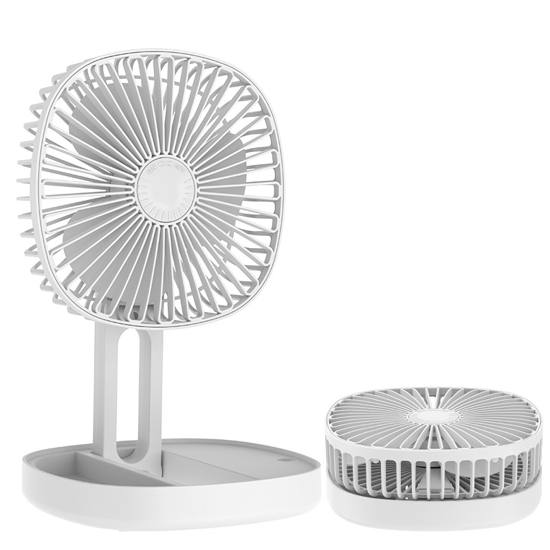 Ice-sensing all-in-one folding fan with multiple silent Settings, Type-C charging, portable home fan Item Picture