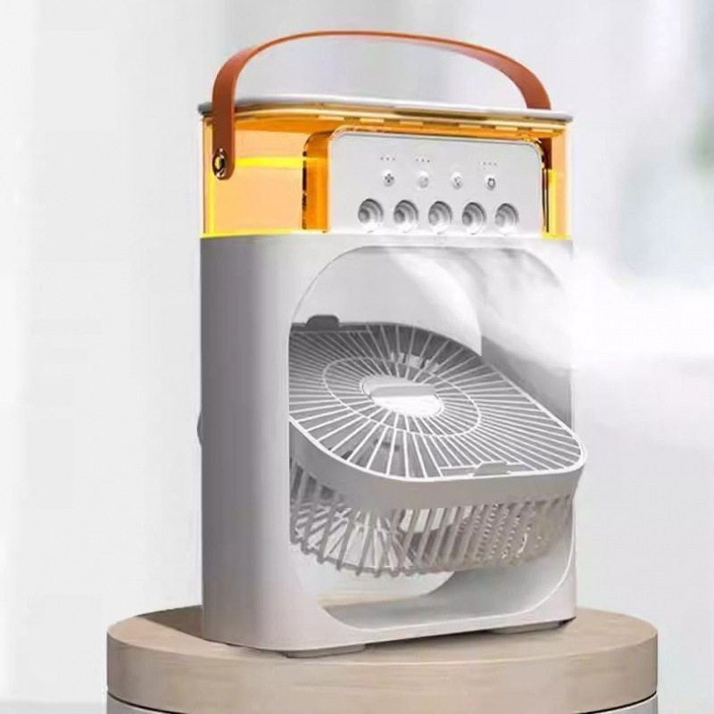 Wholesale of Xiaomi Grain five-hole spray fans for home, office, desktop, student dormitory atomization humidifiers and cold air fans Specification image