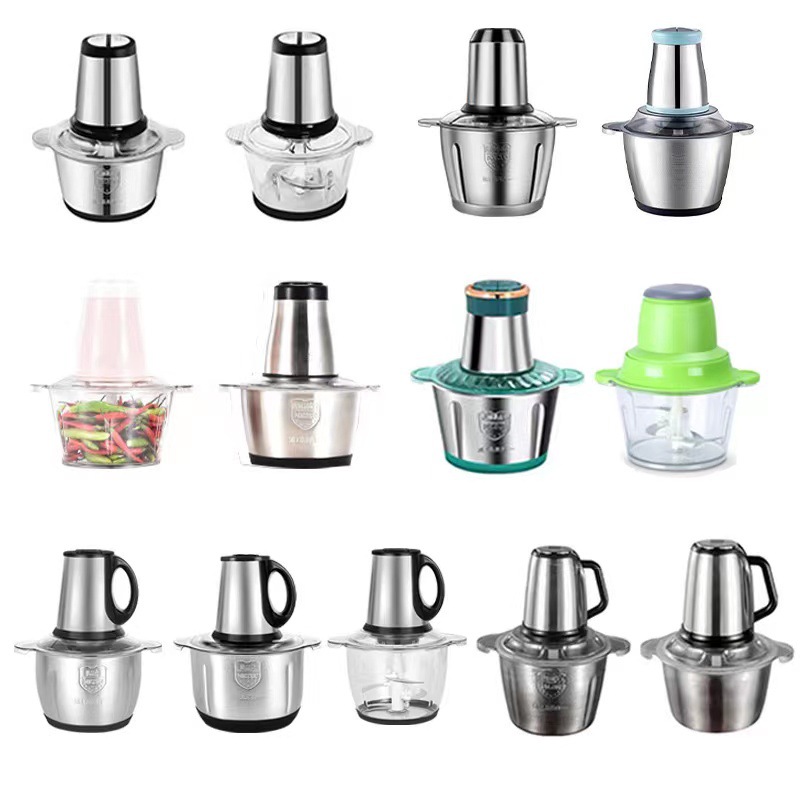 Cross-border low-price wholesale gifts, multi-functional household meat grinder, large-capacity food processor, electric stainless steel complementary food machine Specification image