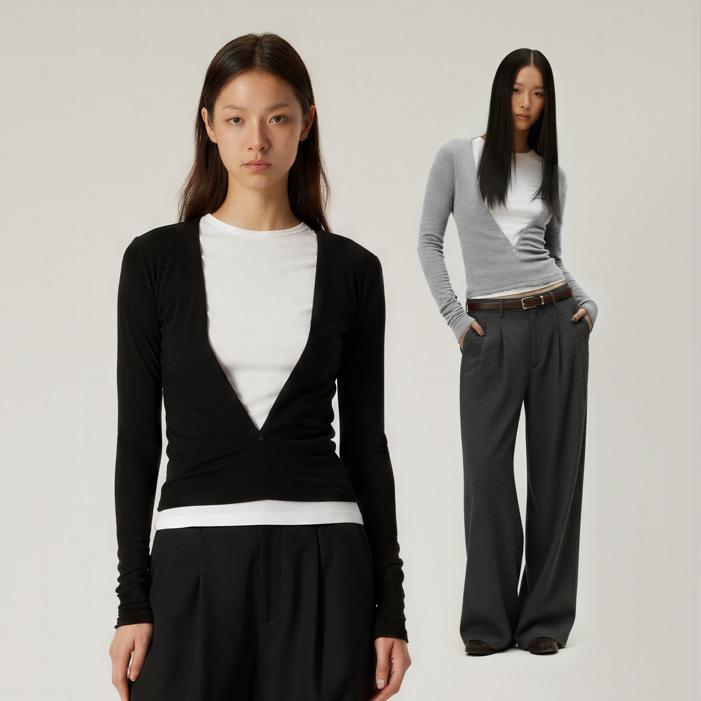 A woman holding an umbrella in the rain, a pedestrian, a little bee transparent umbrella, a children's umbrella on the left, the umbrella is transparent and windproof and rainproof details Picture