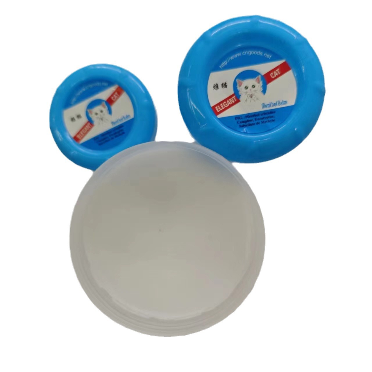 仅供出口雅猫清凉油薄荷膏 多种规格 清凉止痒 驱蚊驱虫白底实物图
