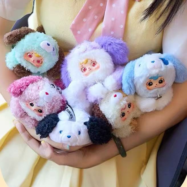 The cross-border best-selling blind box "Little MAO Samuel" is a plush blind box doll with a cute pendant