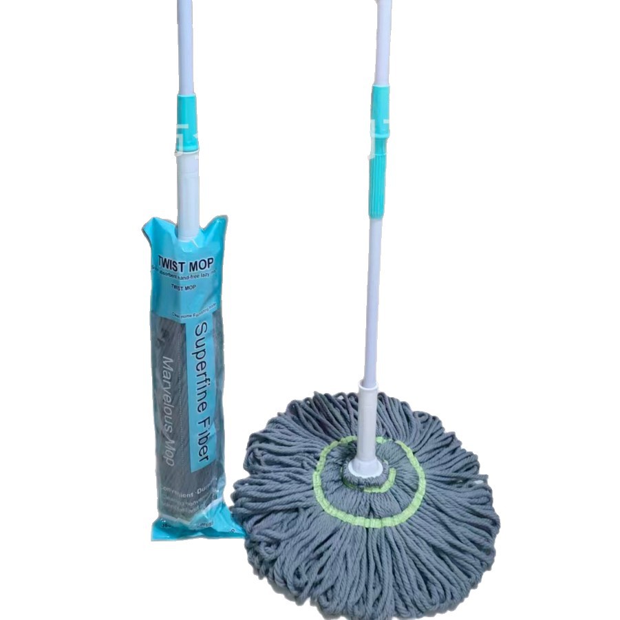 The new household self-twisting water rotating mop, the old-fashioned household lazy person's hand-free floor mop, and the water-absorbing mop can clean everything in one go Item Picture