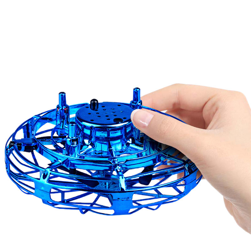 Globally selected children's interactive UFO lights, drones, toys, watches, four-axis sensing aircraft, remote control planes Item Picture
