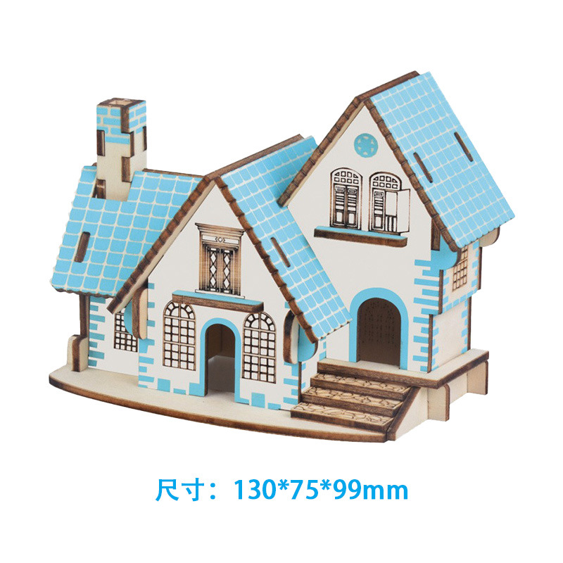 Factory direct sales of wooden educational toys for children aged 3-6 to 12, including diy jigsaw puzzles and 3D stereoscopic toys wholesale Item Picture