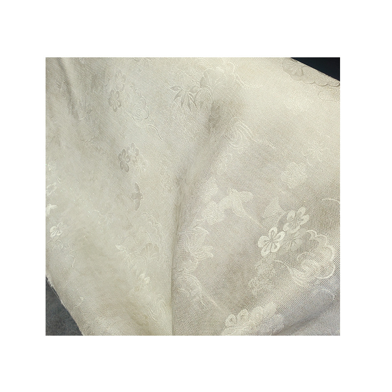 New Chinese-style outerwear shirt for women, light Chinese style satin jacquard fabric, silk fabric for spring and summer dress clothing Item Picture
