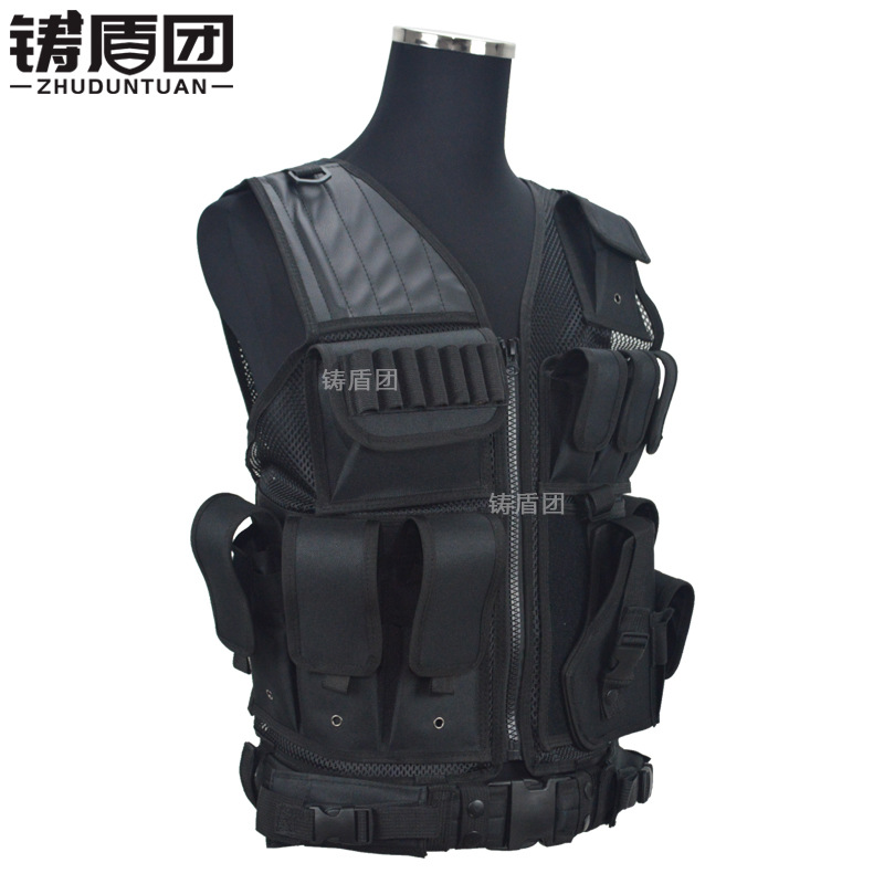 Cross-border bestseller 047 tactical vest, mesh, breathable and wear-resistant outdoor training and duty protective equipment Specification image