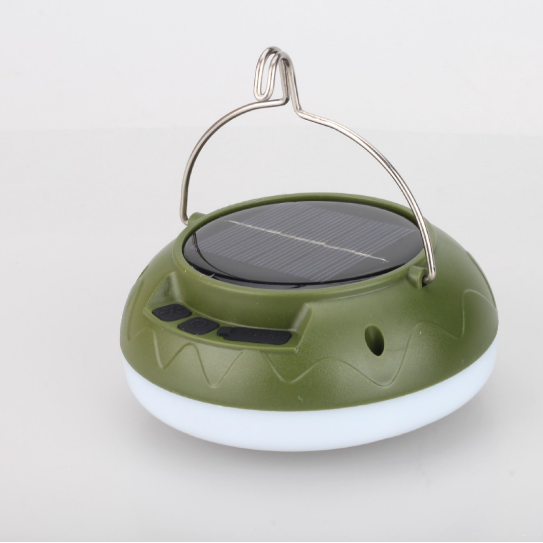 New solar-powered flying saucer lamp, USB rechargeable lithium battery dew lamp, outdoor emergency lighting lamp, night market street stall hanging lamp Item Picture