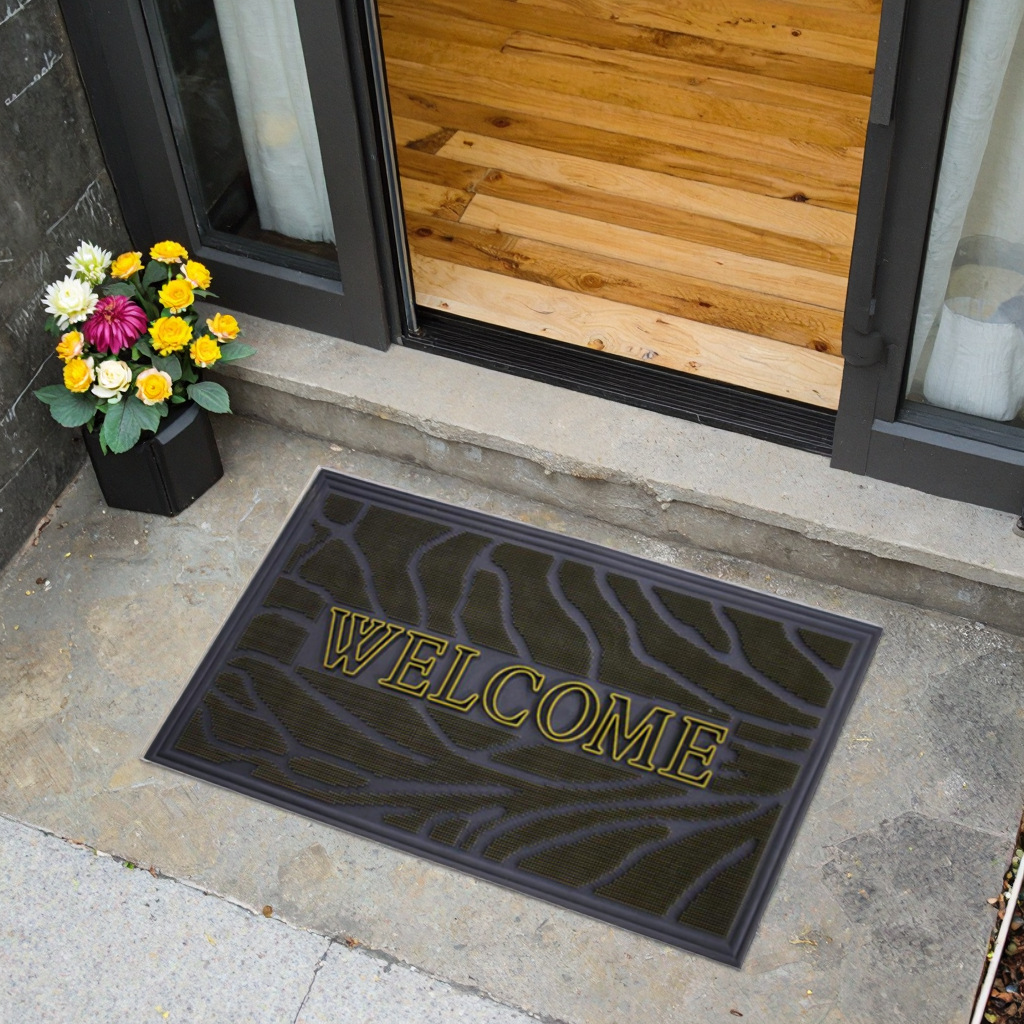 Rubber floor MATS, door MATS, entrance door carpets, anti-slip foot MATS, European, Chinese, Nordic style, wear-resistant and dirt-resistant carpets details Picture